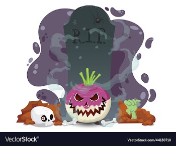 halloween turnip in the old days element with