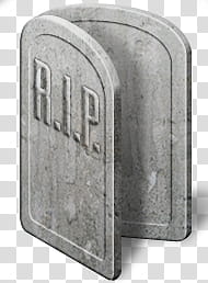 Halloween, two brown tombstone illustration transparent background PNG clipart