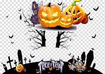 Halloween Vecteur Pumpkin, Halloween transparent background PNG clipart