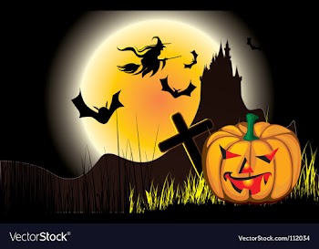 Halloween vector image