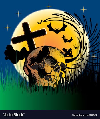 Halloween vector image