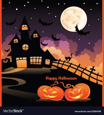 Halloween vector image