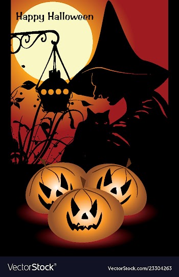 Halloween vector image