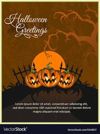 Halloween vector image