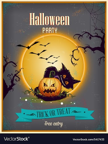 Halloween vector image