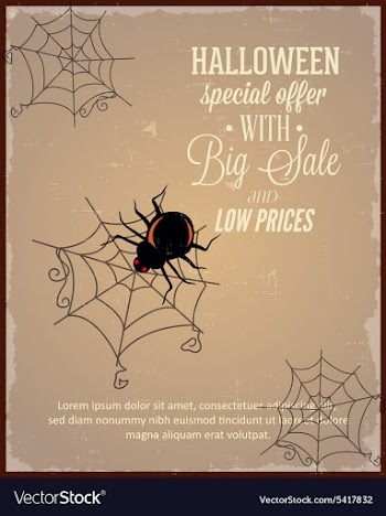 Halloween vector image