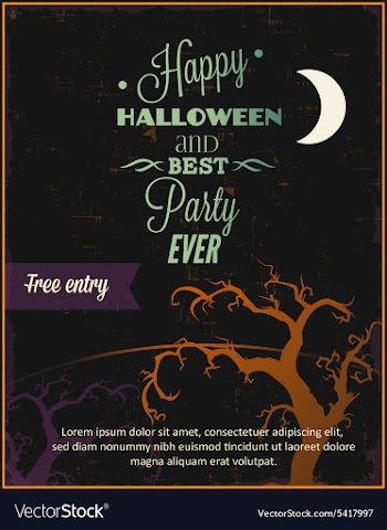 Halloween vector image