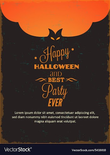 Halloween vector image
