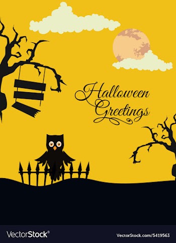 Halloween vector image