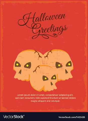 Halloween vector image