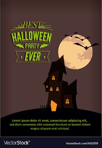 Halloween vector image