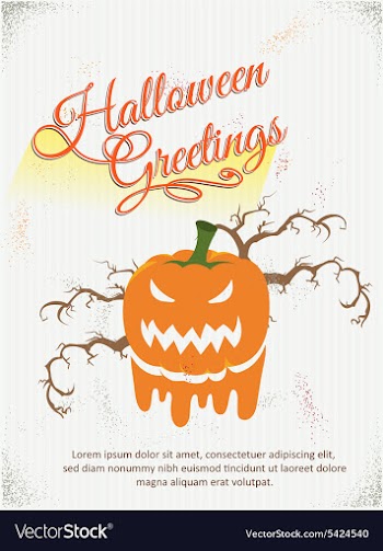Halloween vector image