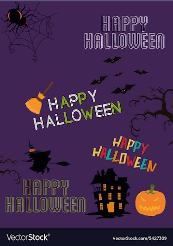 Halloween vector image