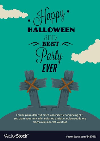 Halloween vector image