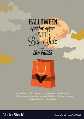 Halloween vector image