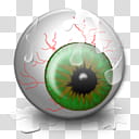 Halloween Vista Icons for MAC, eye_ transparent background PNG clipart