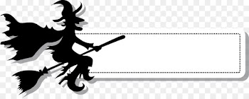 Halloween VR Haunted house Trick-or-treating All Saints Day October 31 - Cartoon Black Witch 