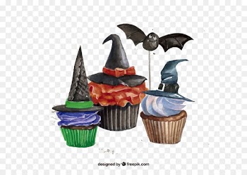Halloween Watercolor painting Clip art - Halloween hat 