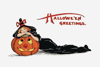 Halloween witch clipart, vintage festive | Free Photo - rawpixel