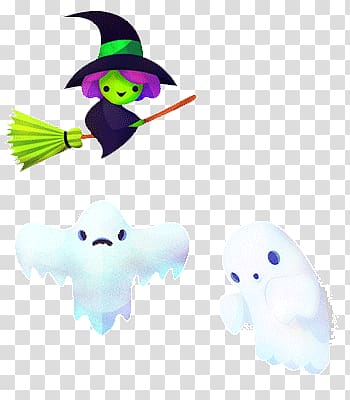Halloween witch demon ghost material transparent background PNG clipart