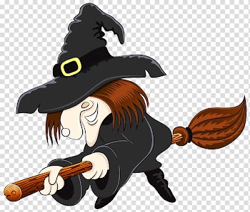 Halloween, witch illustration transparent background PNG clipart