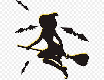 Halloween Witch Poster - Flying witches 