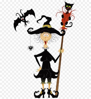 Halloween Witchcraft Clip art - Halloween Creepy Witch PNG Clipart 