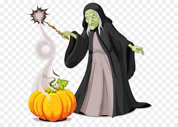 Halloween Witchcraft Clip art - Halloween Creepy Witch PNG Picture 