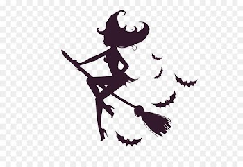 Halloween Witchcraft Illustration - Vector witch 