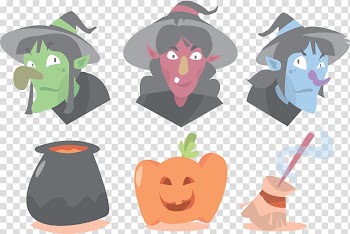 Halloween Witchcraft Illustration, wizard transparent background PNG clipart