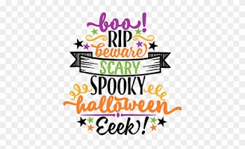 Halloween Word Art Svg Scrapbook Cut File Cute Clipart - Halloween Word Art