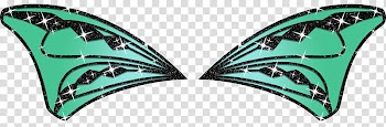 Hallowinx Resource, green wings illustration transparent background PNG clipart
