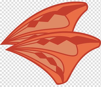 Hallowinx Resource, orange wings illustration transparent background PNG clipart