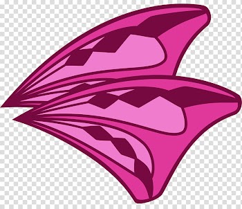Hallowinx Resource, pink wings illustration transparent background PNG clipart