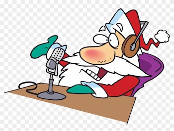 Ham Clipart Merry Christmas - Santa Claus Ham Radio