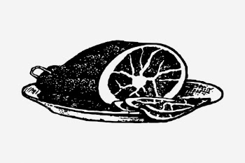 Ham drawing, vintage food illustration. | Free Photo - rawpixel