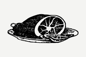 Ham drawing, vintage food illustration | Free PSD - rawpixel