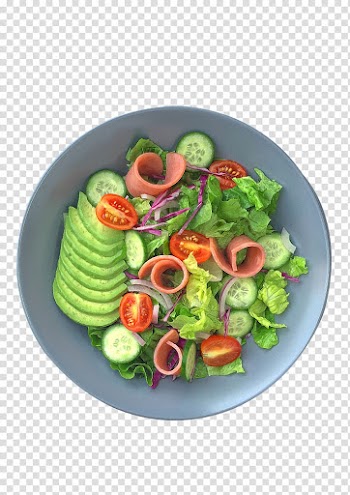 Ham Leaf vegetable Salad Cucumber, Cucumber salad with ham transparent background PNG clipart