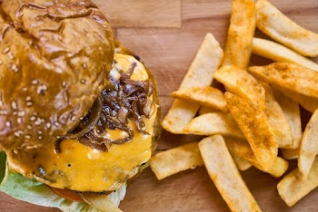 Hamburger and Fries