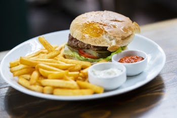 Hamburger and Fries