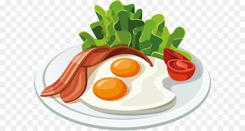 Hamburger Bacon Breakfast Pancake Clip art - Green vegetables egg 