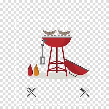 Hamburger Barbecue Food Eating Grilling, Flat,kitchen,Cooking,Pots and pans transparent background PNG clipart