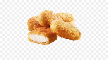 Hamburger Chicken nugget Wrap French fries Fast food - Fried chicken pieces 