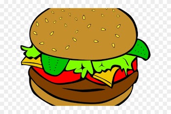 Hamburger Cliparts Transparent - Animated Pictures Of Food