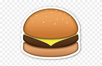 Hamburger Emojistickerscom - Food Emoji Transparent Background