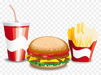 Hamburger Fast Food French Fries Cheeseburger - Fast Food Vector Png