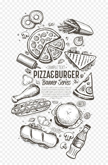 Hamburger Fast food Fried chicken Pizza - Fast Food 