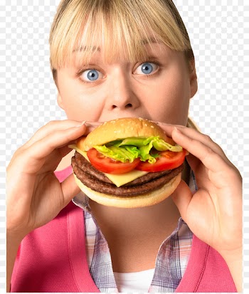 Hamburger Fast food Junk food Eating French fries - Junk food 