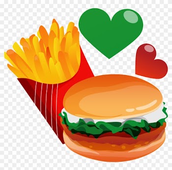 Hamburger French Fries Fast Food Euclidean Vector - Fast Food Vector Free