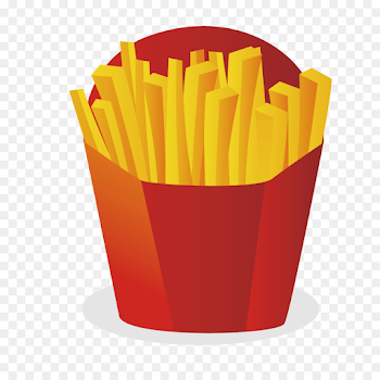 Hamburger French fries Fast food Junk food - Vector paper bag ...